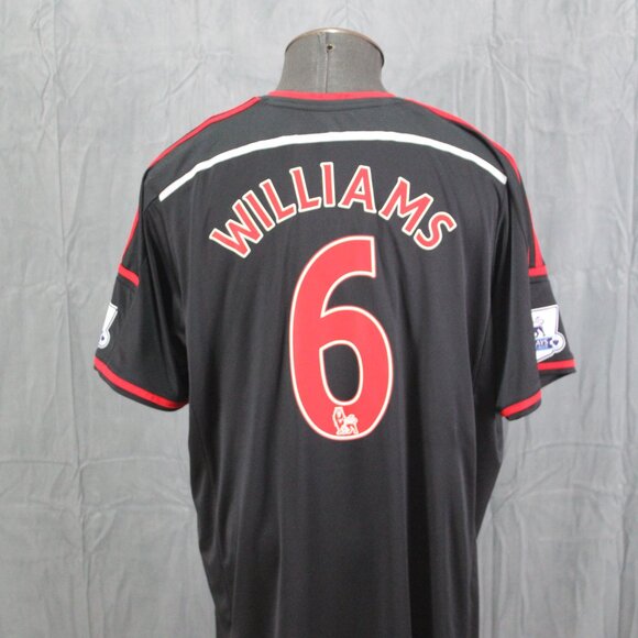 Swansea City AFC Jersey - 2014 Away Jersey 6 Ashley Williams - Men's 3XL - Picture 6 of 10